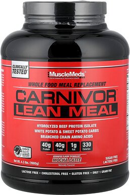 MuscleMeds, Carnivor™ Lean Meal, Mokka-Latte, 1.980 g (4,3 lbs.)