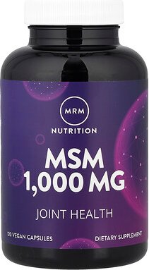 MRM Nutrition, Nutrition, MSM, 1.000 mg, 120 vegane Kapseln