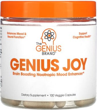 The Genius Brand, Genius Joy, 100 pflanzliche Kapseln