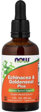NOW Foods, Echinacea und Gelbwurzel Plus, 59 ml (2 fl. oz.)