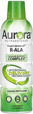 Aurora Nutrascience, Mega-Liposomal R-ALA, Bio-Frucht, 480 ml (16 fl. oz.)