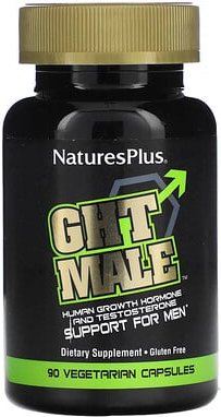 NaturesPlus, WHT für Männer, menschliches Wachstumshormon und Testosteron-Steigerung für Männer, 90 Kapseln