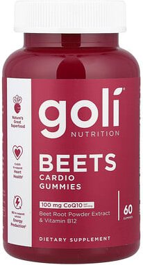Goli Nutrition, Rote-Bete-Cardio-Fruchtgummis, 60 Fruchtgummis