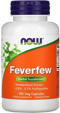 NOW Foods, Fieberkraut, 100 Veggie-Kapseln