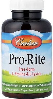 Carlson, Pro-Rite, 90 pflanzliche Kapseln