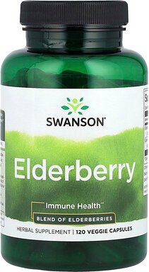 Swanson, Holunder, Immungesundheit, 120 Gemüsekapseln