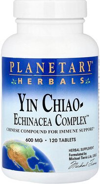 Planetary Herbals, Yin Chiao-Echinacea Complex™, 120 Tabletten