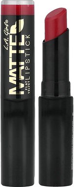 L.A. Girl, Matte Flat Velvet Lipstick, matter, flacher Samt-Lippenstift, GLC810 Bite Me, 3 g (0,10 oz.)