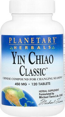 Planetary Herbals, Yin Chiao Classic, Kräutermischung zur Stärkung für den Jahreszeitenwechsel, 450 mg, 120 Tabletten