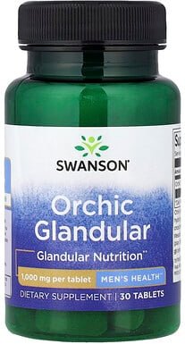 Swanson, Orchic Drüse, Men's Health, 1.000 mg, 30 Tabletten