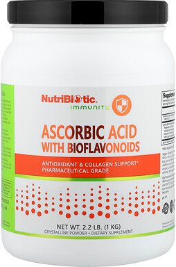 NutriBiotic, Immunität, Ascorbinsäure mit Bioflavonoiden, 1 kg (2,2 lb.)