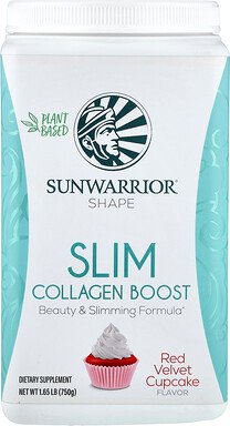 Sunwarrior, Shape, Slim Collagen Boost, schlanker Kollagen-Boost, Red Velvet Cupcake, 750 g (1,65 lb.)