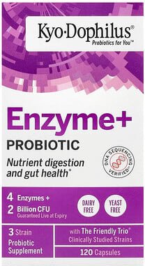 Kyolic, Kyo-Dophilus®, Enzym + Probiotic, 120 Kapseln
