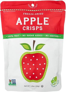 Nature's Turn, Freeze-Dried Apple Crisps, gefriergetrocknete Apfelchips, 34 g (1,2 oz.)