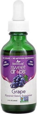 SweetLeaf Stevia, Sweet Drops, Grape, süße Tropfen, Traube, 60 ml (2 fl. oz.)