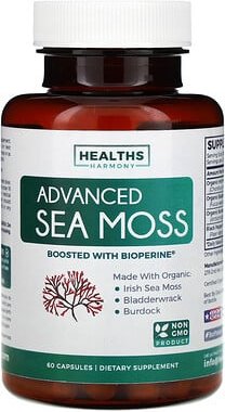 Healths Harmony, Advanced Sea Moss, Seemoos, 60 Kapseln