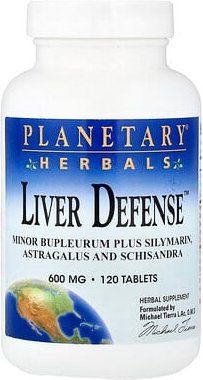 Planetary Herbals, Liver Defense™, Liver Defense™, 120 Tabletten