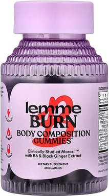 Lemme, Burn Gummies, Fruchtgummis, Beere, 60 Fruchtgummis
