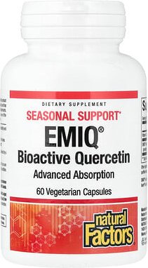 Natural Factors, EMIQ®, bioaktives Quercetin, 60 pflanzliche Kapseln