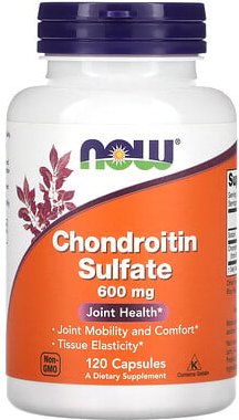NOW Foods, Chondroitin Sulfate, Chondroitinsulfat, 600 mg, 120 Kapseln