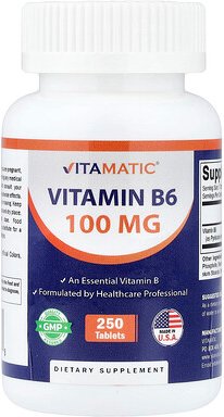 Vitamatic, Vitamin B6, 100 mg, 250 Tabletten
