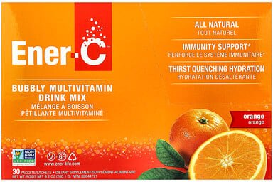 Ener-C, Vitamin C, Multivitamin-Trinkmischung, Orange, 1.000 mg, 30 Päckchen, je 8,67 g (0,3 oz.)