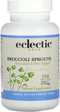 Eclectic Herb, Freeze Dried, Brocoli Sprouts, gefriergetrocknete Brokkolisprossen, 150 pflanzliche Kapseln (270 mg pro K...