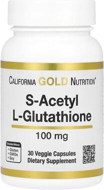 California Gold Nutrition, S-Acetyl L-Glutathione, S-Acetyl-L-Glutathion, 100 mg, 30 pflanzliche Kapseln