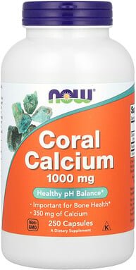 NOW Foods, Korallen-Kalzium, 1.000 mg, 250 Veg-Kapseln