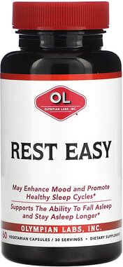 Olympian Labs, Rest Easy, 60 vegetarische Kapseln