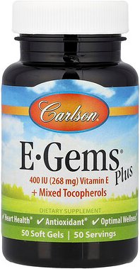 Carlson, E-Gems® Plus, 50 Weichkapseln