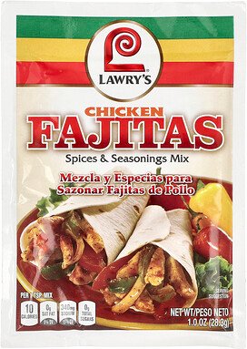 Lawry's, Chicken Fajitas Spices & Seasonings Mix, Hühnchen-Fajitas-Gewürz und Gewürzmischung, 28,3 g (1 oz.)
