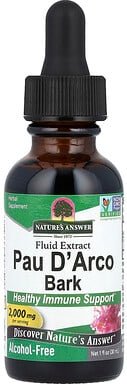 Thumbnail - Nature's Answer, Pau D'Arco Bark, Pau D'Arco-Rinde, alkoholfrei, 2.000 mg, 30 ml (1 fl. oz.)