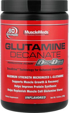 MuscleMeds, Glutamindecanat, geschmacksneutral, 300 g (10,58 oz.)