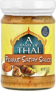 A Taste Of Thai, Erdnuss-Satay-Sauce, 207 ml (7 fl. oz.)