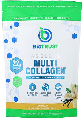 BioTRUST, Ageless Multi Collagen®, Vanille, 246 g (8,67 oz.)
