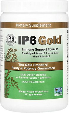 IP-6 International, IP6 Gold, immununterstützendes Formelpulver, Mango-Passionsfrucht, 412 gm