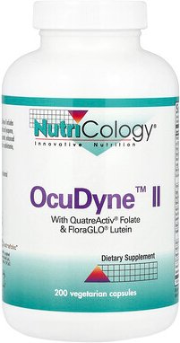 Nutricology, OcuDanne™ II, 200 pflanzliche Kapseln