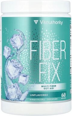 Thumbnail - Vitauthority, Fiber Fix, Multi Fiber Gut Aid, Multi-Fiber-Gut-Aid, geschmacksneutral, 240 g (8,46 oz.)