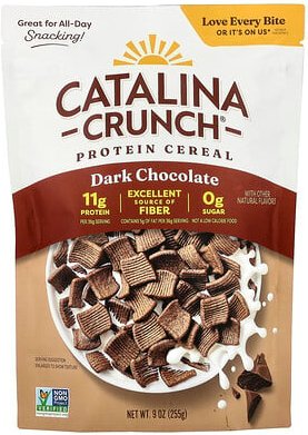 Catalina Crunch, Protein Cereal, Protein-Müsli, dunkle Schokolade, 255 g (9 oz.)