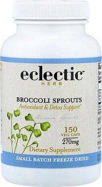 Eclectic Herb, Broccoli Sprouts, Brokkolisprossen, 270 mg, 150 pflanzliche Kapseln