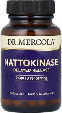 Dr. Mercola, Nattokinase, 2.000 FU, 60 Kapseln