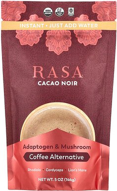 Rasa, Adaptogen & Mushroom Coffee Alternative, Adaptogen und Pilz-Kaffee-Alternative, Instant, Cacao Noir, 144 g (5 oz.)