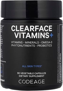 Thumbnail - Codeage, Clearface Vitamins+, Vitaminpräparat, 90 pflanzliche Kapseln