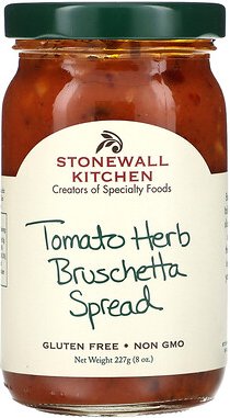 Stonewall Kitchen, Tomato Herb Bruschetta Spread, Bruschetta-Aufstrich mit Tomaten und Kräutern, 227 g (8 oz.)