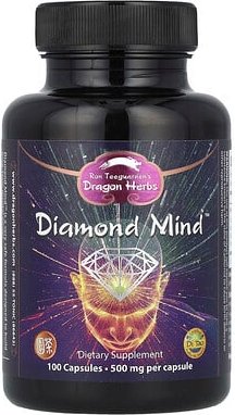 Dragon Herbs, Diamond Mind, 500 mg, 100 Kapseln