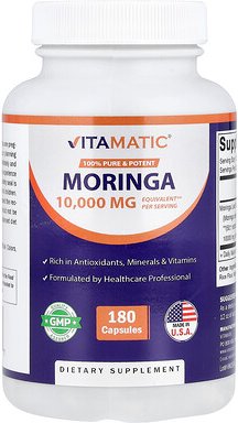 Vitamatic, Moringa, 10.000 mg, 180 Kapseln