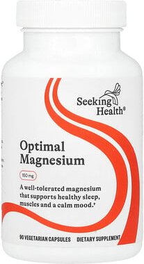 Seeking Health, Optimal Magnesium, optimales Magnesium, 150 mg, 90 pflanzliche Kapseln