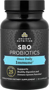 Ancient Nutrition, SBO Probiotics, Probiotika zur täglichen Einnahme, für das Immunsystem, 25 Milliarden KBE, 30 Kapseln