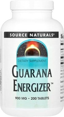 Source Naturals, Guarana Energizer™, 200 Tabletten